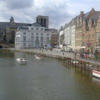 Zicht vanaf het water